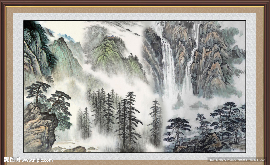 巨幅山水画