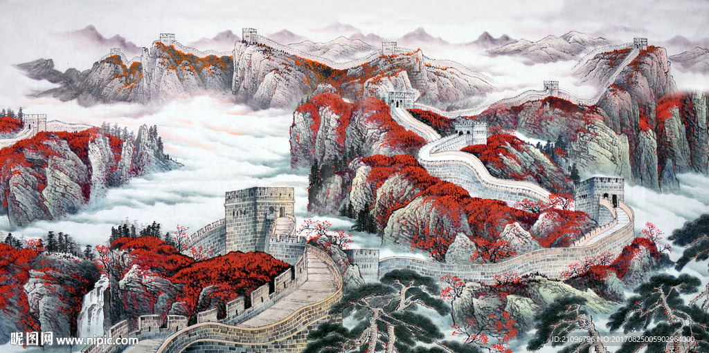 江山背景墙