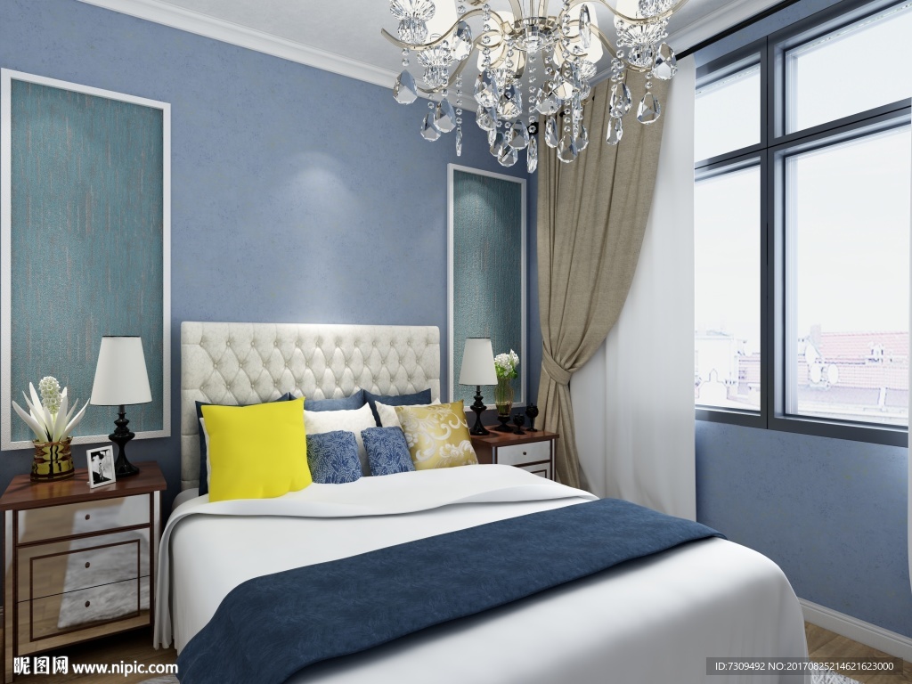 欧式卧室装修效果图