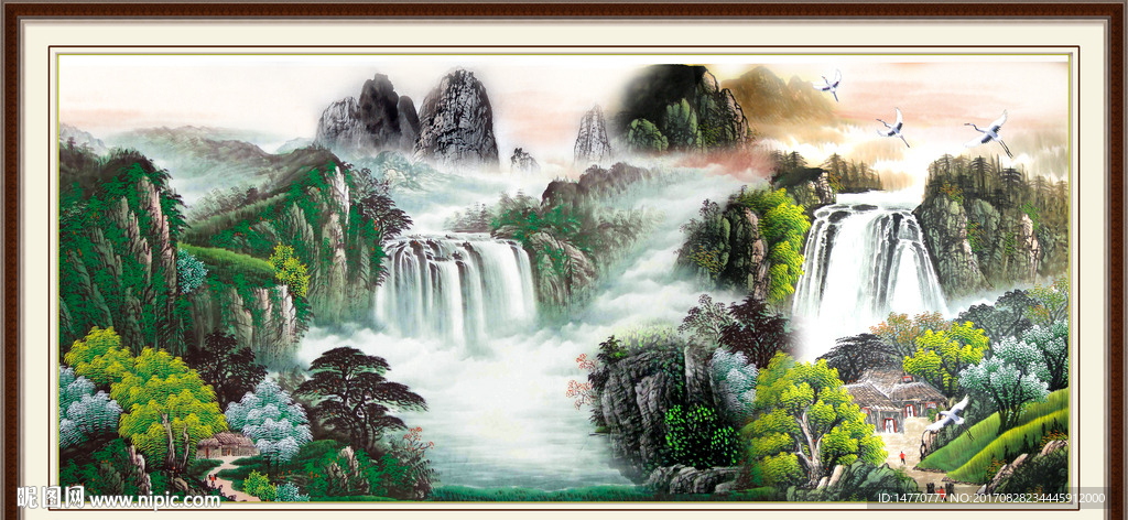 山水国画