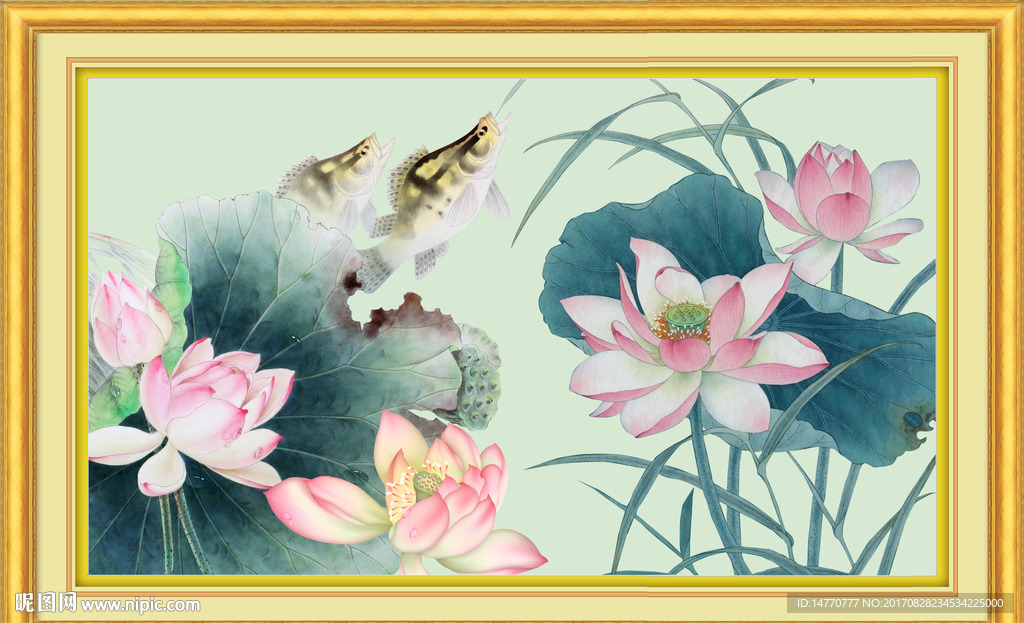 荷花图