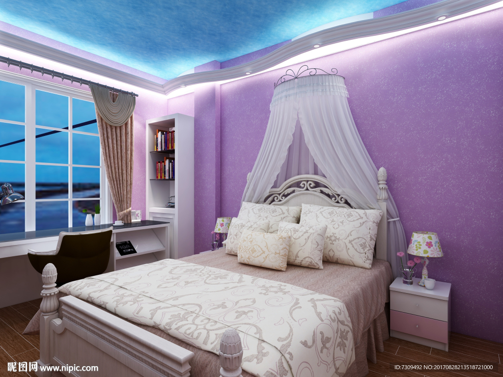 儿童房房间效果图