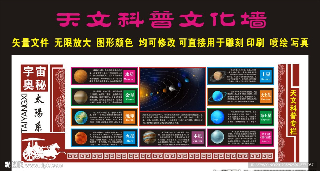 天文文化墙