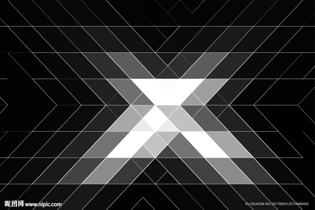 原创黑白灰几何海报画册淘宝背景