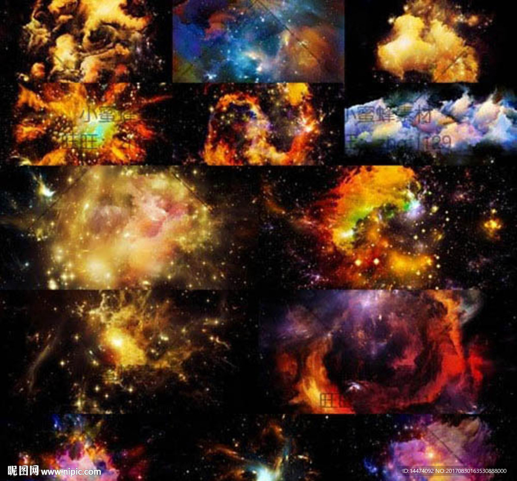 宇宙星空银河背景