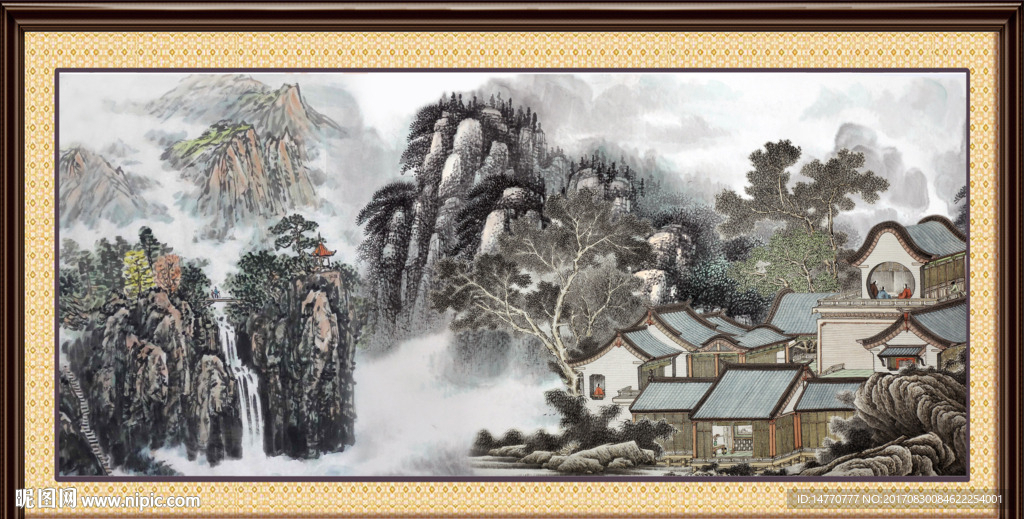 巨幅山水画
