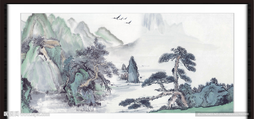山水国画