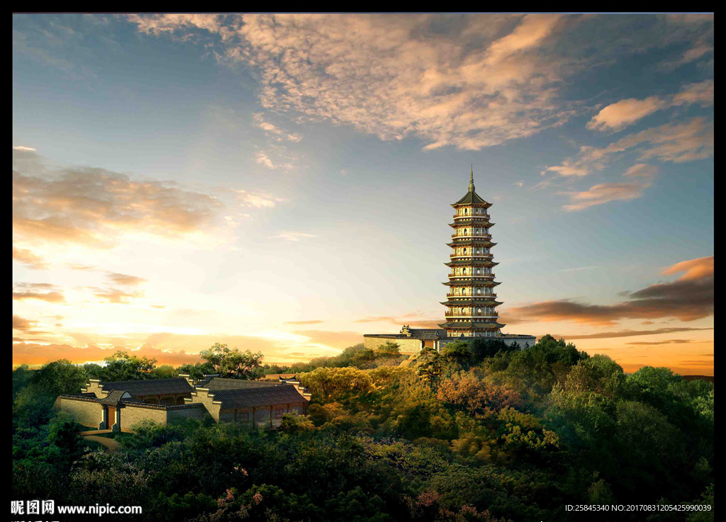 旅游风景塔图