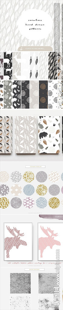 方形瓷砖拼花砖水刀矢量墙纸打包