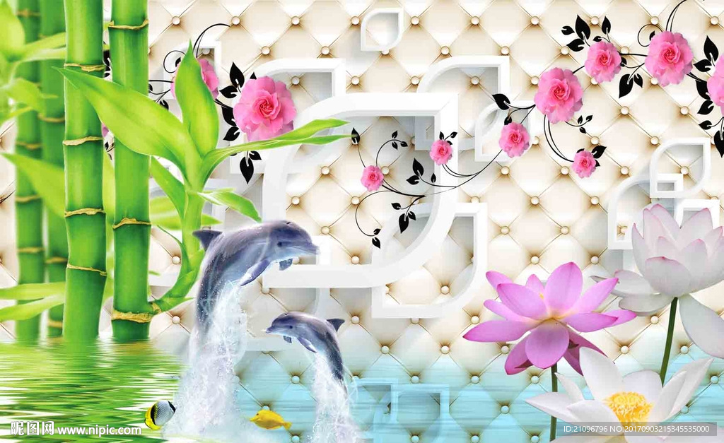 3d电视背景墙