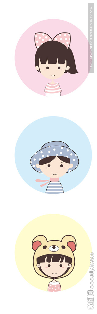 插画少女
