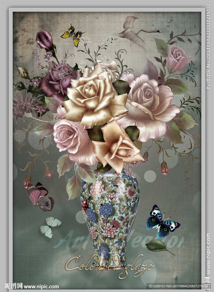 玫瑰花 牡丹花