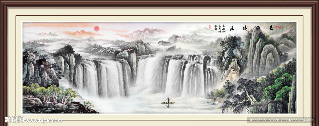 国画山水画