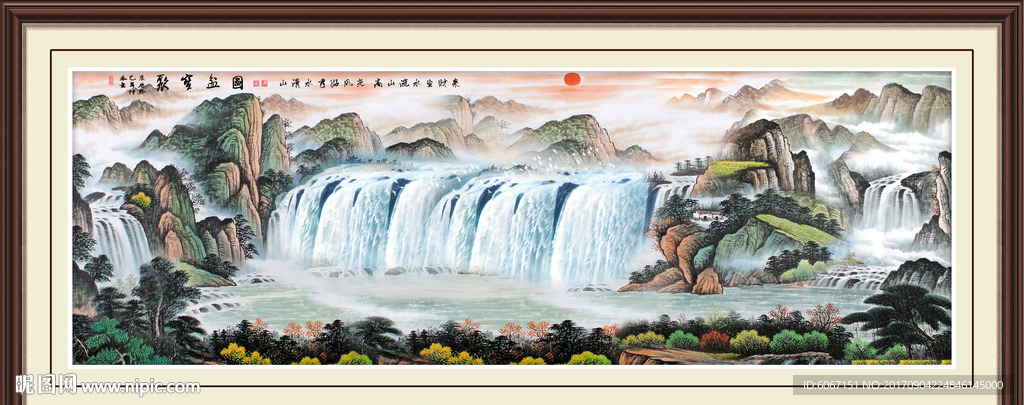 国画山水画