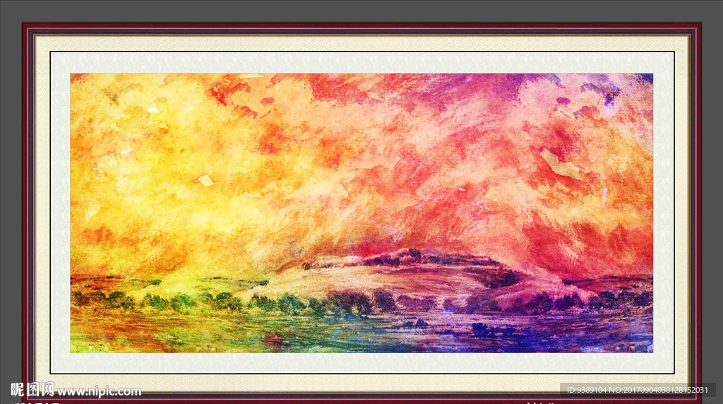 梦幻油画