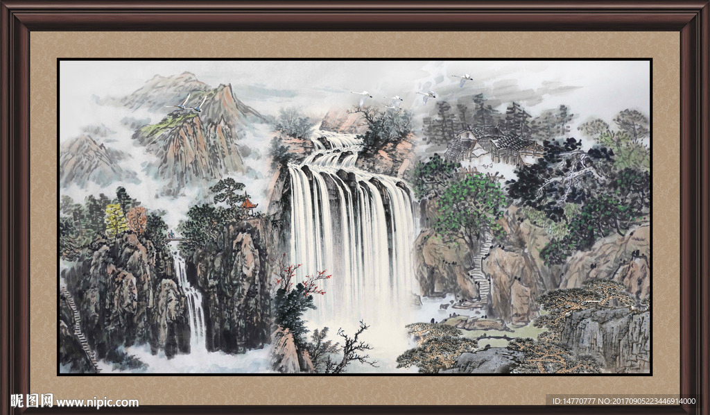 山水国画