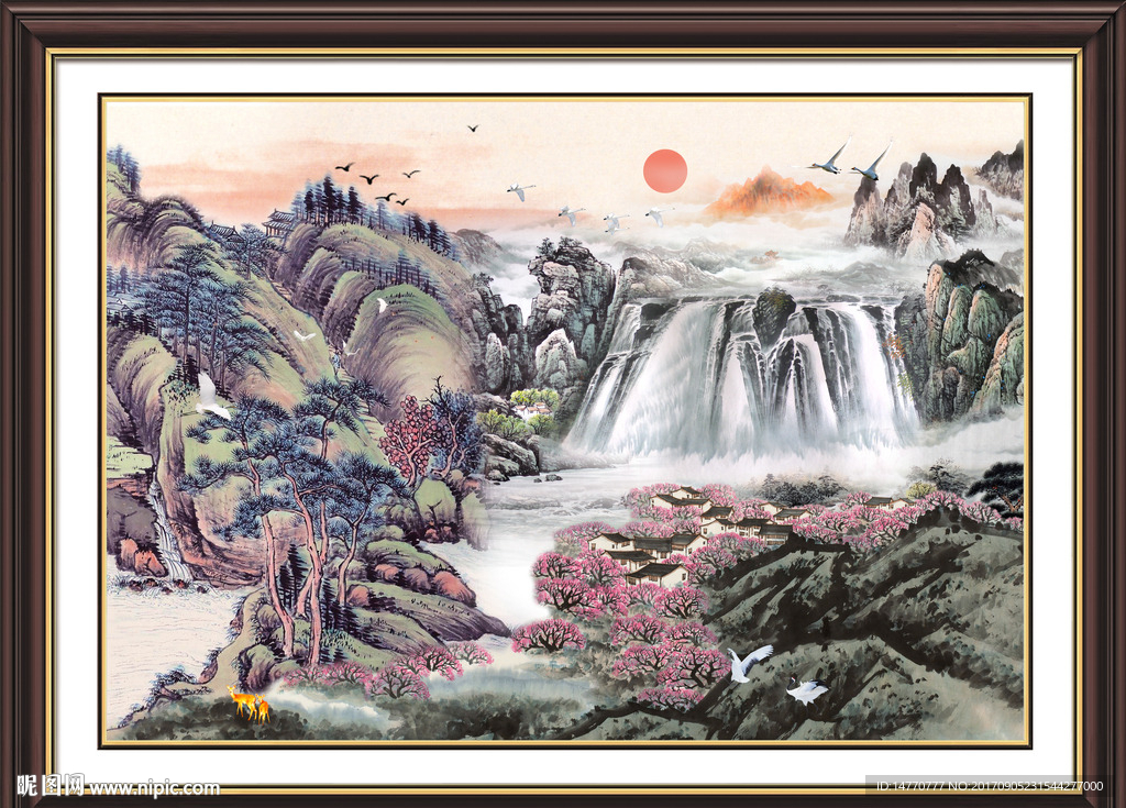 山水国画