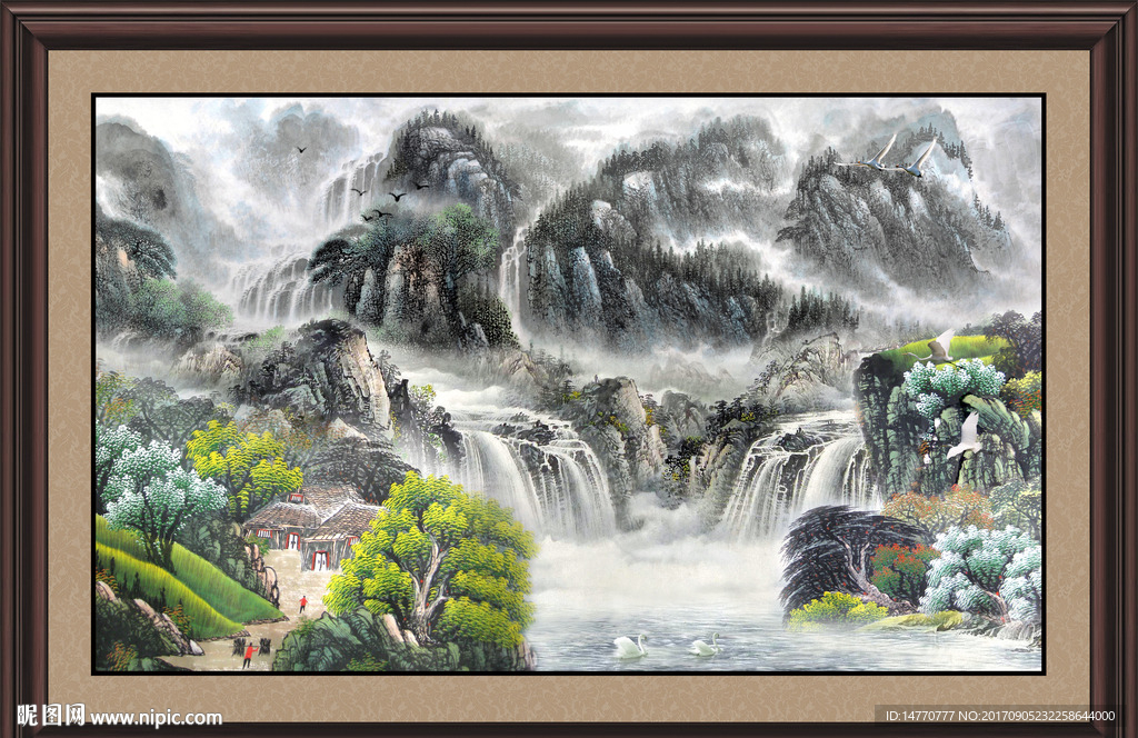 山水国画