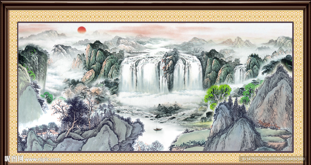 山水国画