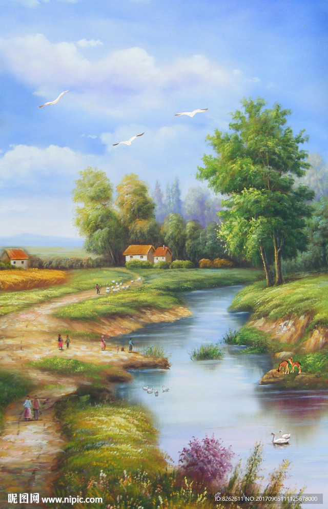 油画风景