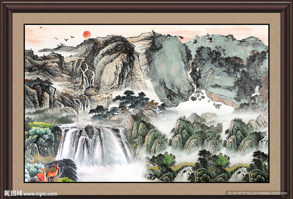 山水国画