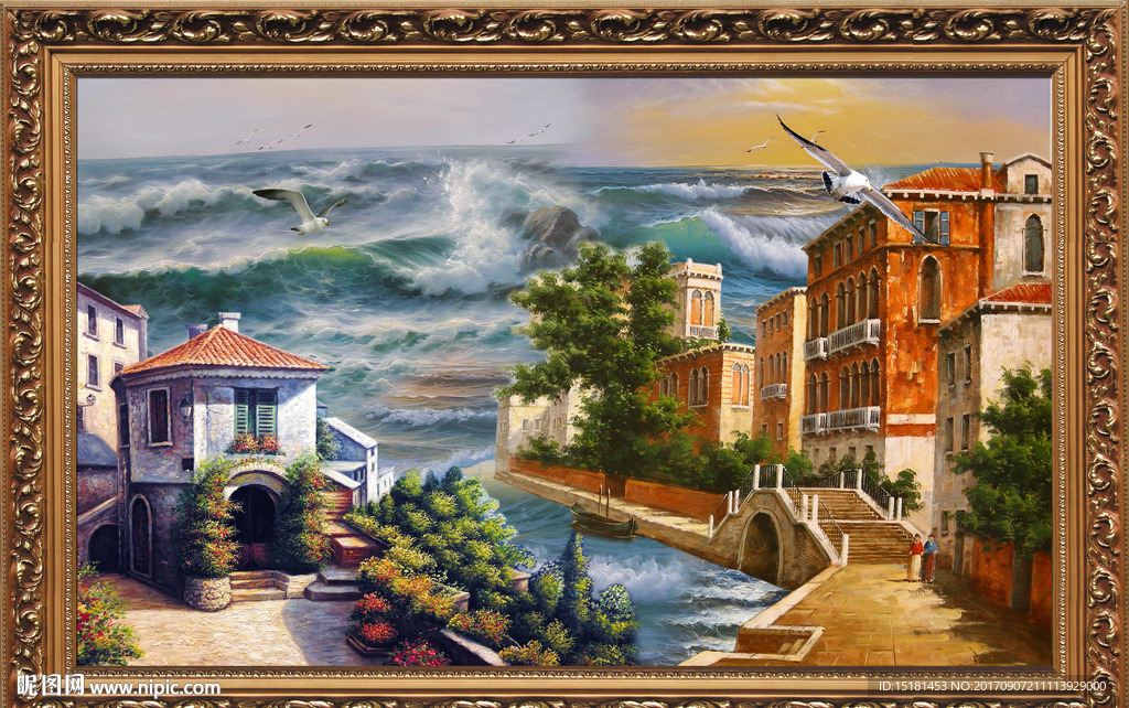 油画风景