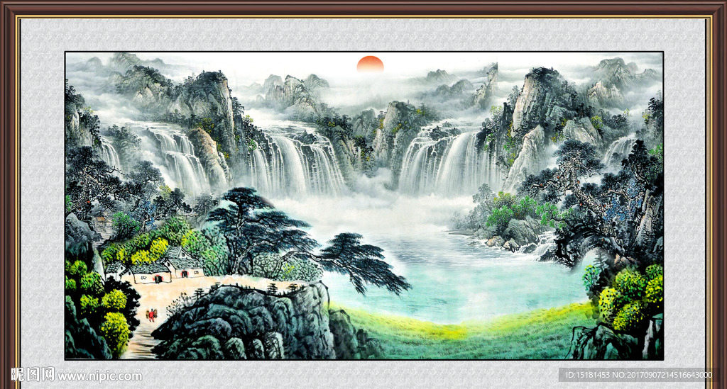 山水国画