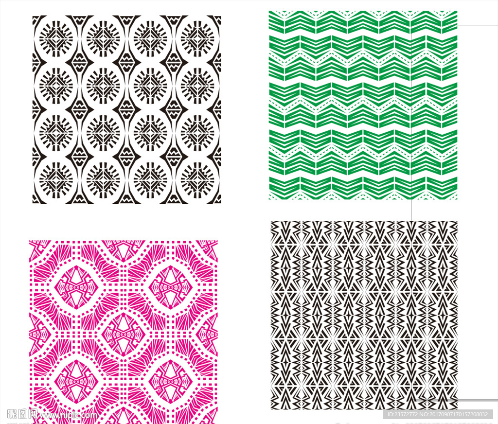 部落图案无缝背景