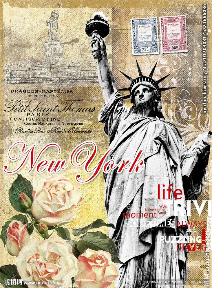 欧美风格装饰画