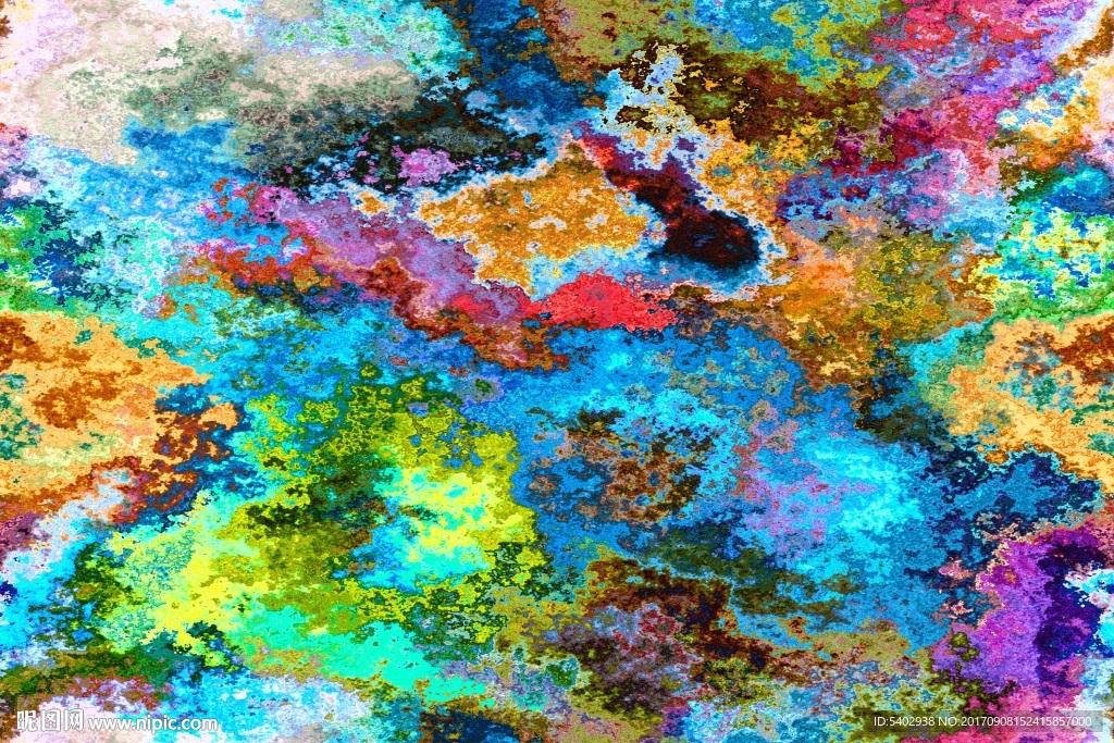 彩色水彩背景