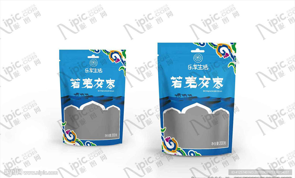 红枣包装设计加效果图