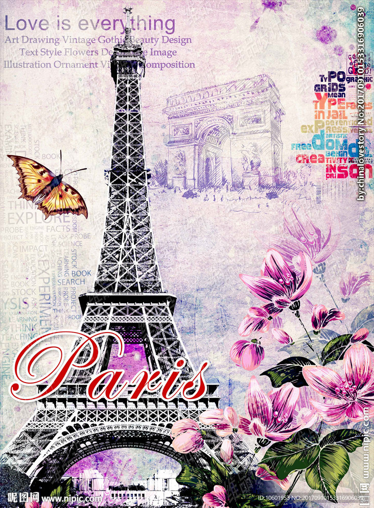 欧美风格装饰画