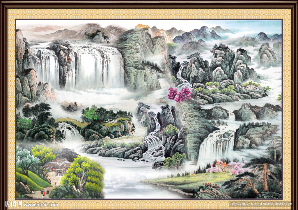 山水国画
