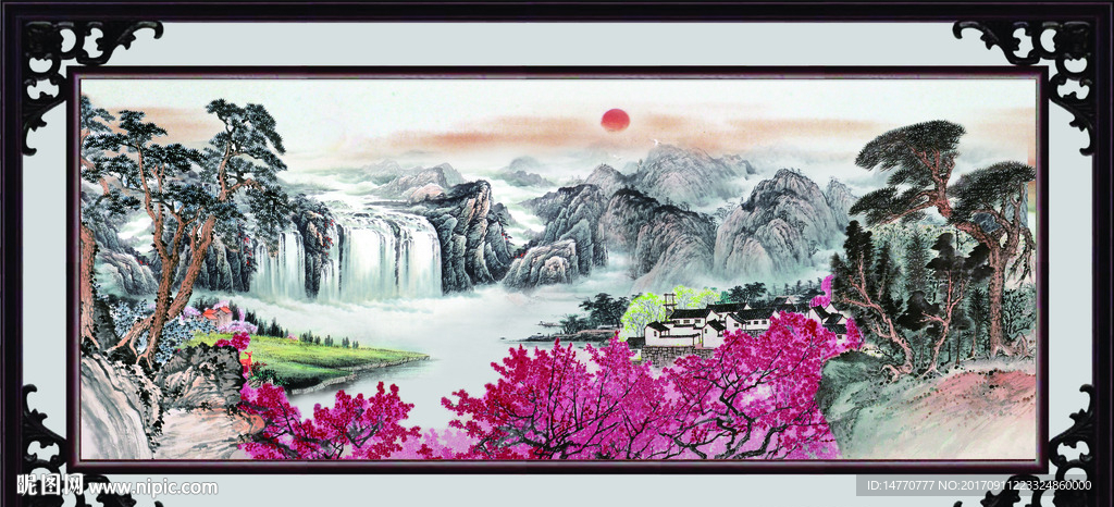 国画山水