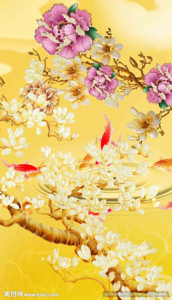 彩雕玄关