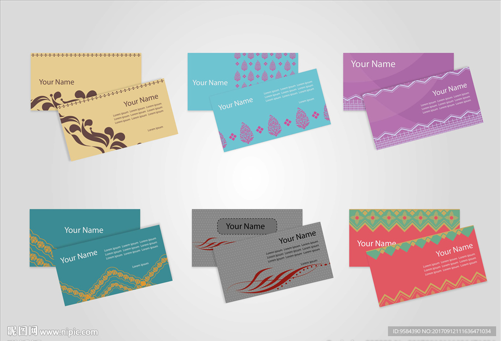 艺术现代时尚名片