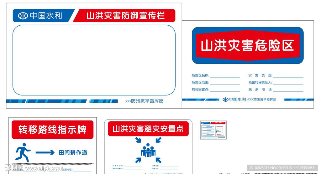 山洪灾害防御宣传栏