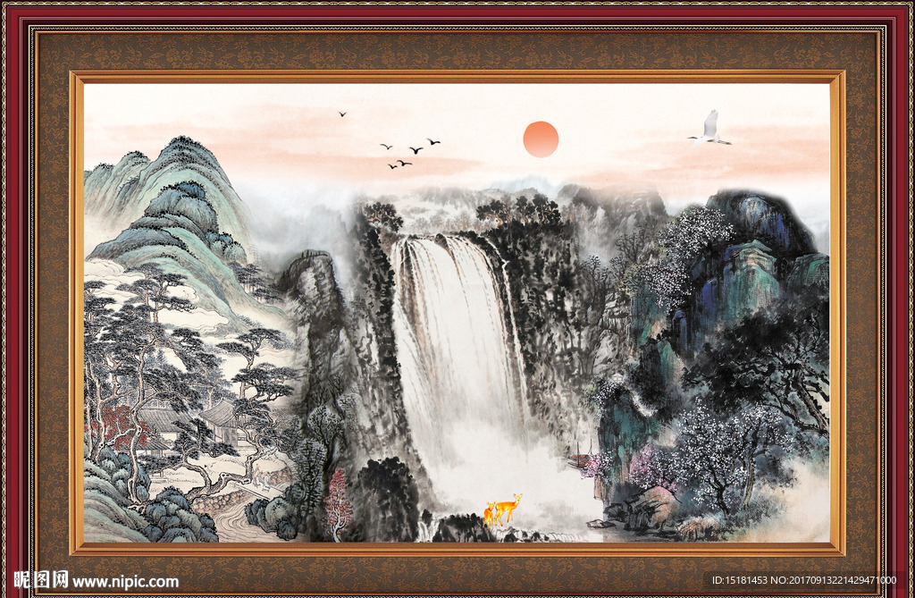 山水国画