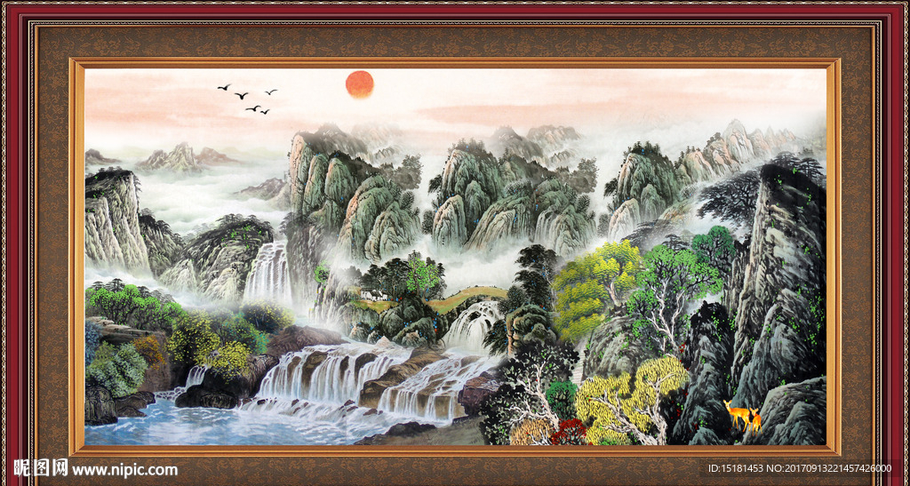 山水国画