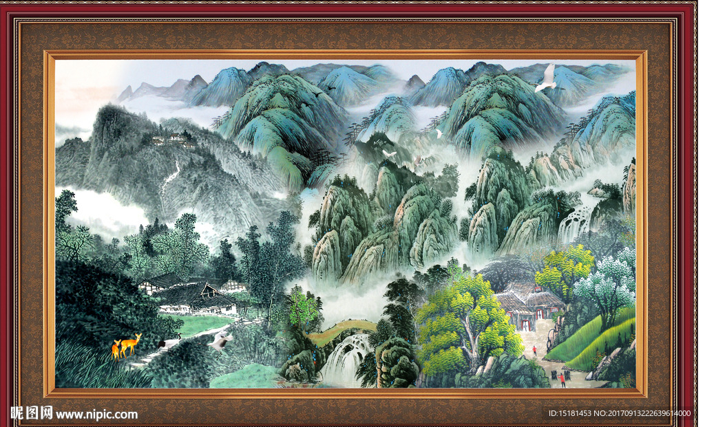 国画山水