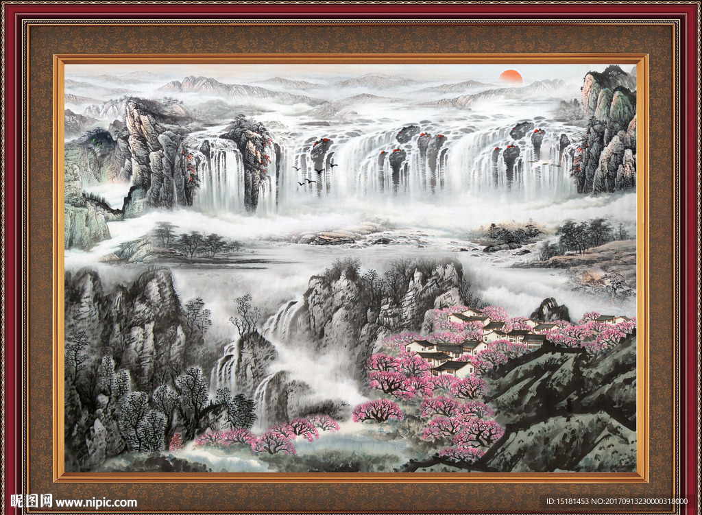 山水国画