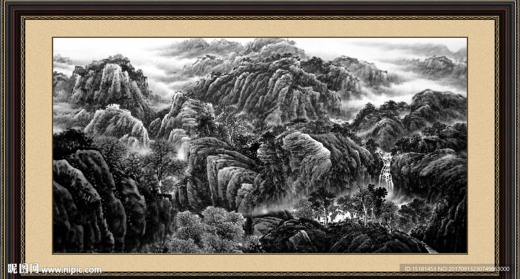 水墨风景国画