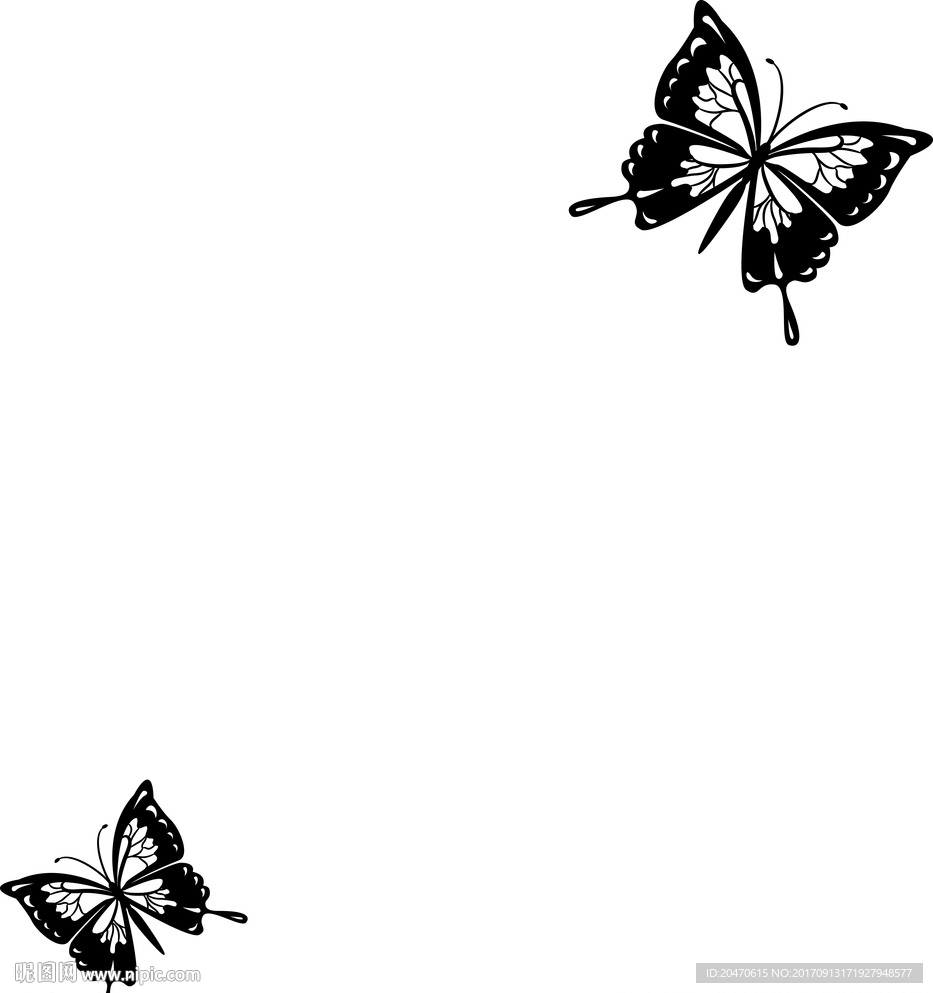 飞舞的蝴蝶印花 涂料丝网印花模