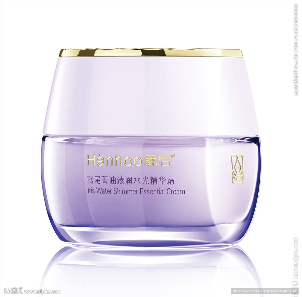 韩后鸢尾菁油臻润水光精华霜