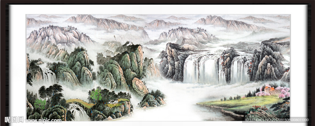 山水国画