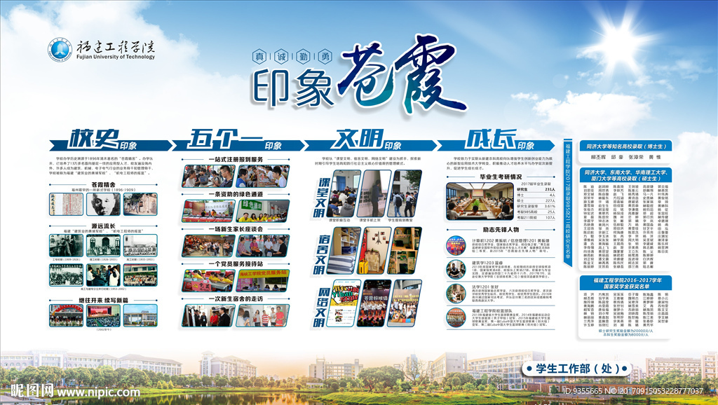 福建工程学院 印象苍霞