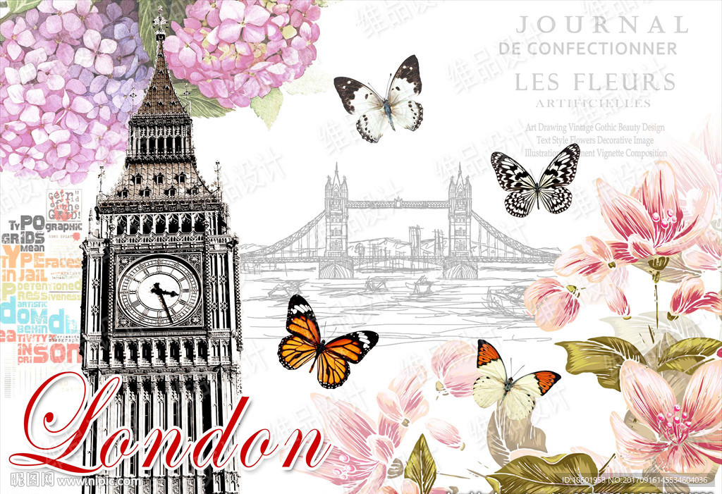 欧美风格装饰画