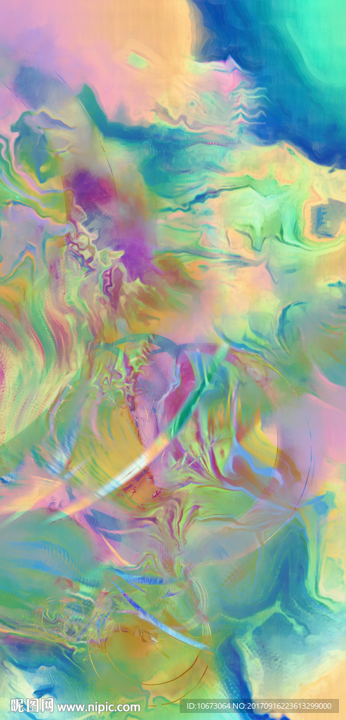 抽象油画