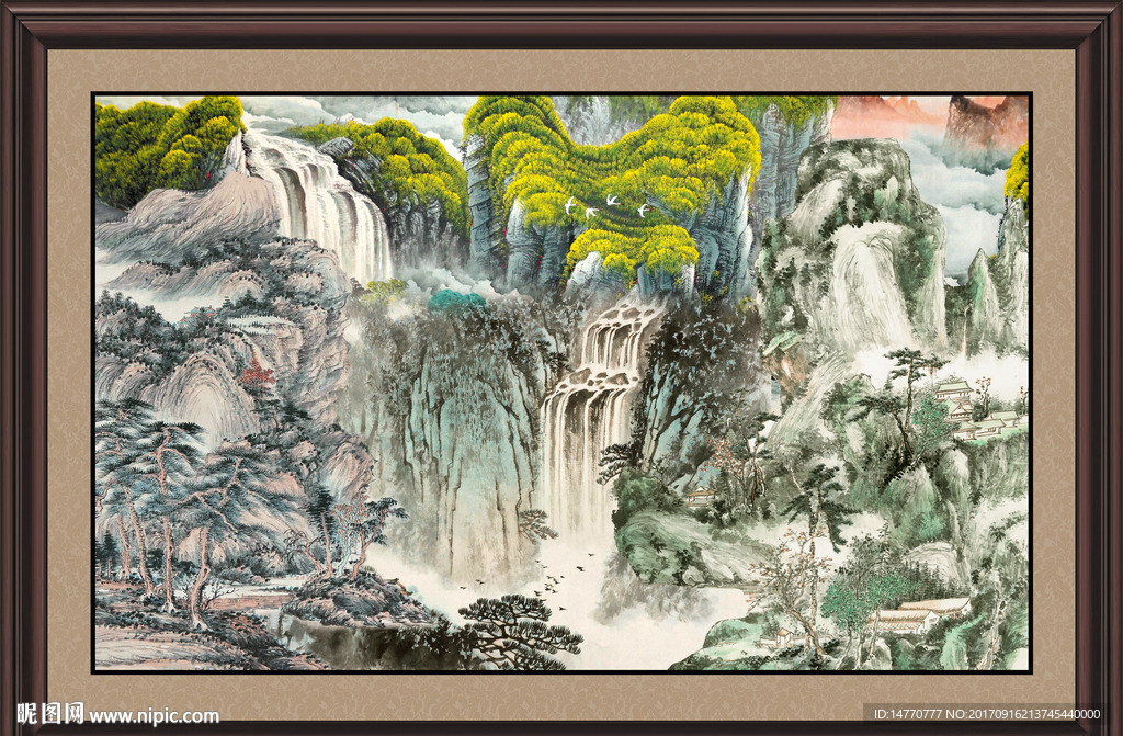 国画山水