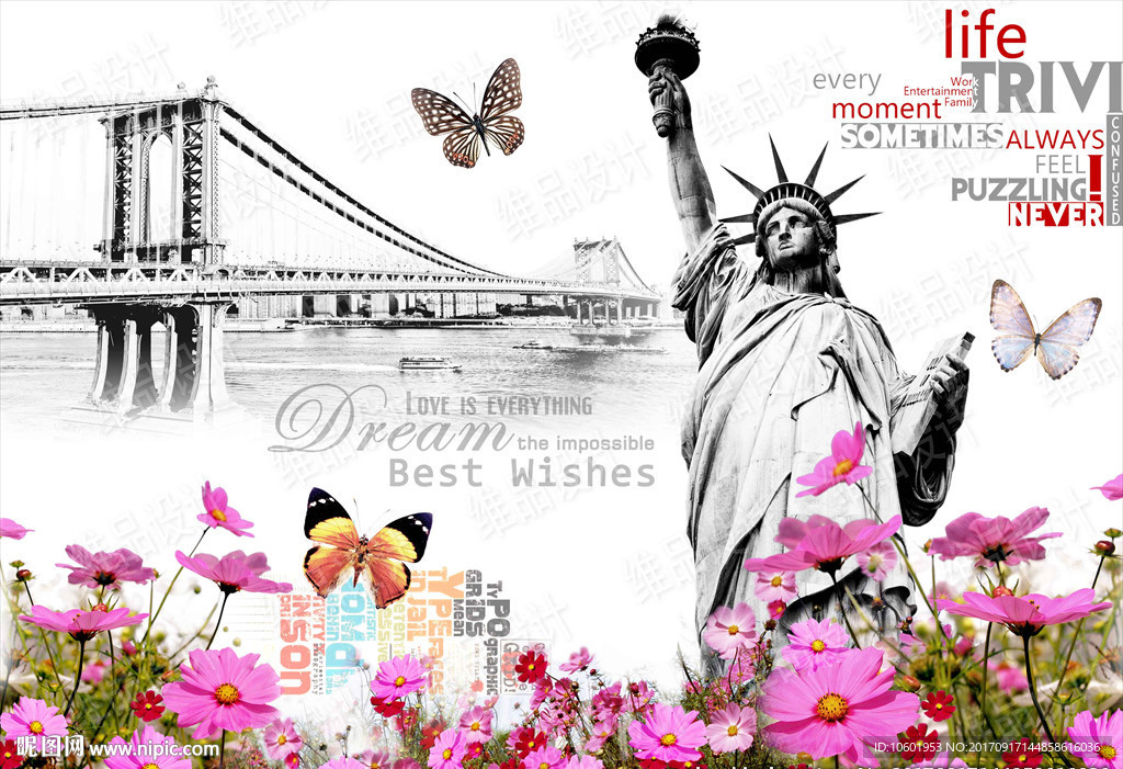 欧美风格装饰画